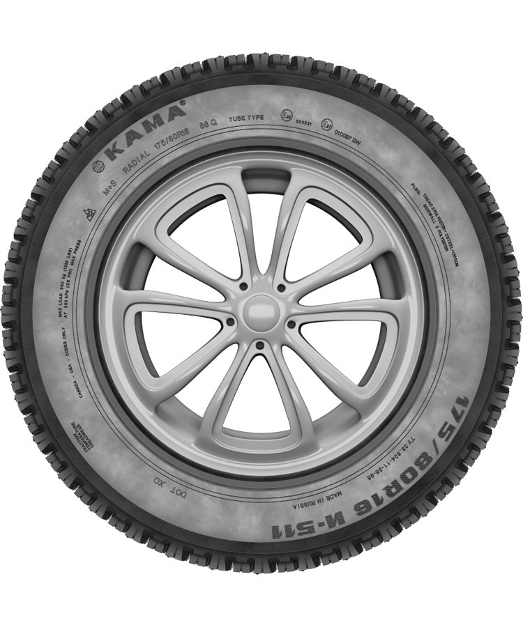 Kama И-511 175/80 R16 88Q (с камерой) купить в KOLOBOX