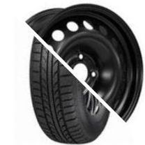 Шина с диском в сборе Tunga Zodiak 2 PS-7 185/65 R15 92T + Trebl X40923 P (new D5) Black 4*100 6xR15 ET46 DIA54.1 (без упаковки)