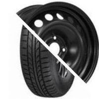 Шина с диском в сборе Tunga Zodiak 2 PS-7 185/65 R15 92T + Magnetto 15001 Black 4*100 6xR15 ET50 DIA60.1