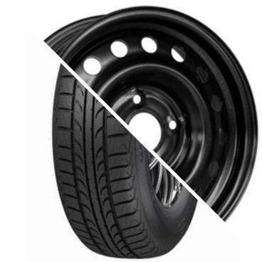 Шина с диском в сборе Tunga Zodiak 2 PS-7 185/65 R15 92T + ТЗСК Логан II Черный 4*100 6xR15 ET40 DIA60.1