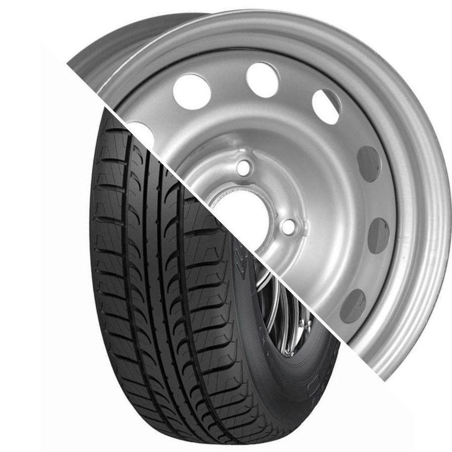 Шина с диском в сборе Tunga Zodiak 2 PS-7 185/65 R15 92T + Magnetto 15010 S AM Silver 4*100 6xR15 ET37 DIA60.1