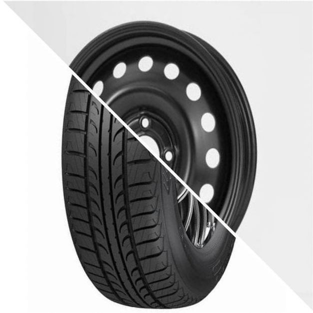 Шина с диском в сборе Tunga Zodiak 2 PS-7 185/65 R15 92T + ТЗСК Largus Черный 4*100 6xR15 ET50 DIA60.1