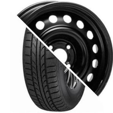 Шина с диском в сборе Tunga Zodiak 2 PS-7 185/65 R15 92T + Magnetto 15002 AM Black 4*100 6xR15 ET40 DIA60.1