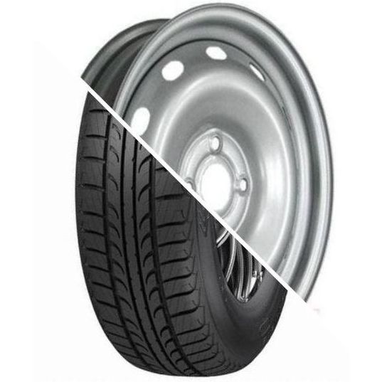 Шина с диском в сборе Tunga Zodiak 2 PS-7 185/65 R15 92T + Magnetto 15002 AM Silver 4*100 6xR15 ET40 DIA60.1