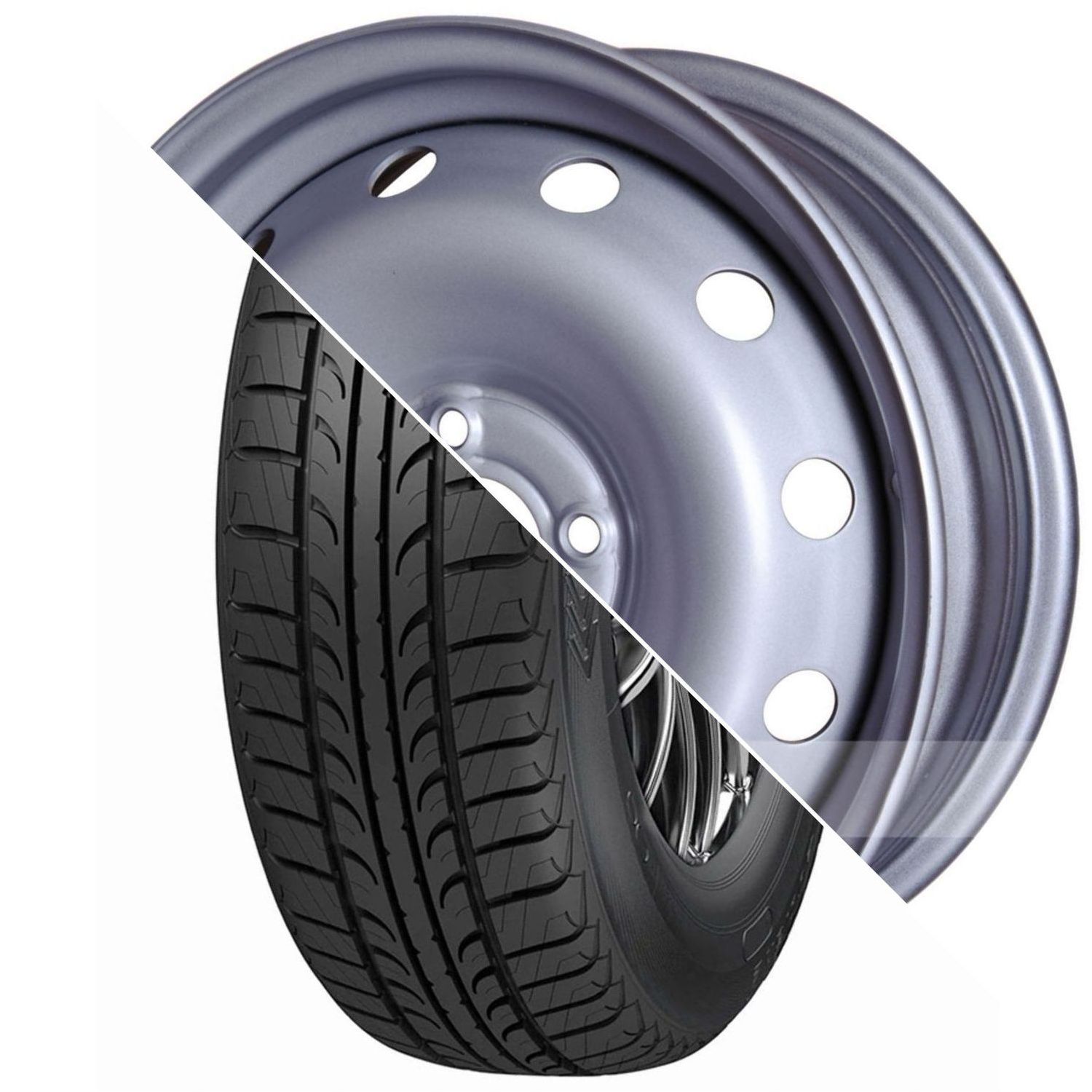 Шина с диском в сборе Tunga Zodiak 2 PS-7 185/65 R15 92T + Magnetto 15001 S AM Silver 4*100 6xR15 ET50 DIA60.1
