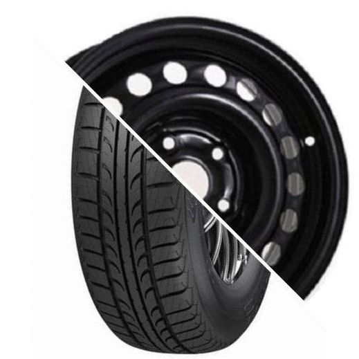 Шина с диском в сборе Tunga Zodiak 2 PS-7 185/65 R15 92T + Magnetto 15009 AM Black 4*100 6xR15 ET50 DIA60.1 Lada Vesta