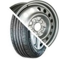 Шина с диском в сборе Massimo OTTIMA PLUS 185/65 R15 88H + Trebl 64A50C P Silver 4*100 6xR15 ET50 DIA60.1 (без упаковки)