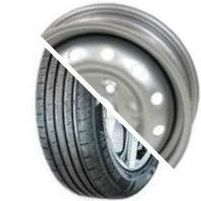 Шина с диском в сборе Massimo OTTIMA PLUS 185/65 R15 88H + Accuride Renault Logan 2 Металлик 4*100 6xR15 ET40 DIA60.1