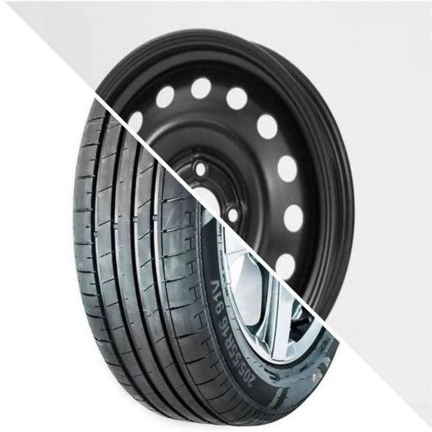 Шина с диском в сборе Massimo OTTIMA PLUS 185/65 R15 88H + ТЗСК Largus Черный 4*100 6xR15 ET50 DIA60.1