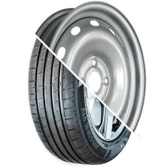 Шина с диском в сборе Massimo OTTIMA PLUS 185/65 R15 88H + Magnetto 15002 AM Silver 4*100 6xR15 ET40 DIA60.1