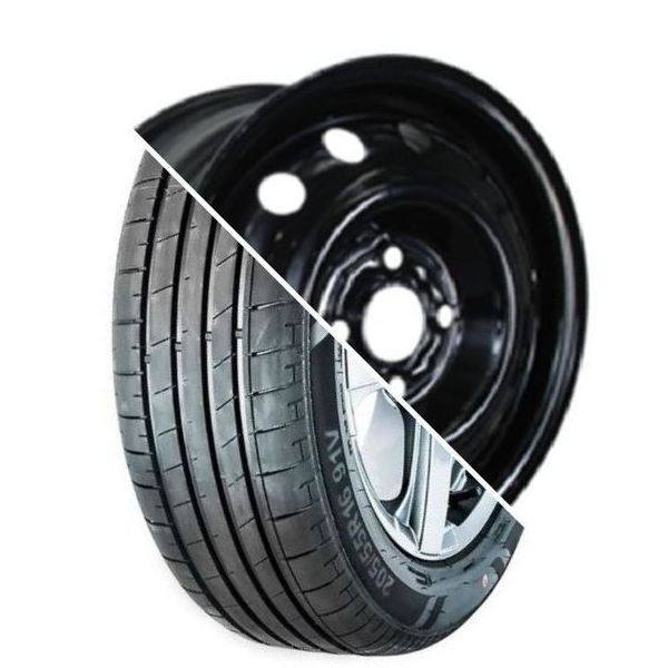 Шина с диском в сборе Massimo OTTIMA PLUS 185/65 R15 88H + Trebl X40915 P Black 4*100 6xR15 ET40 DIA60.1 (без упаковки)