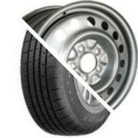 Шина с диском в сборе Prinx HH2 HiCity 185/65 R15 88H + Trebl X40915 Silver 4*100 6xR15 ET40 DIA60.1