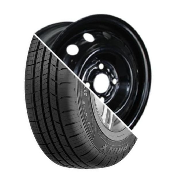 Шина с диском в сборе Prinx HH2 HiCity 185/65 R15 88H + Trebl 64A50C Black 4*100 6xR15 ET50 DIA60.1