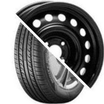 Шина с диском в сборе Prinx HH1 HiCity 185/65 R15 88H + Magnetto 15002 AM Black 4*100 6xR15 ET40 DIA60.1