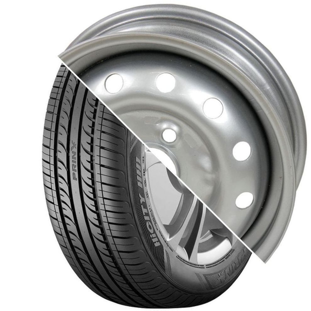 Шина с диском в сборе Prinx HH1 HiCity 185/65 R15 88H + Accuride Renault Logan 2 Металлик 4*100 6xR15 ET40 DIA60.1