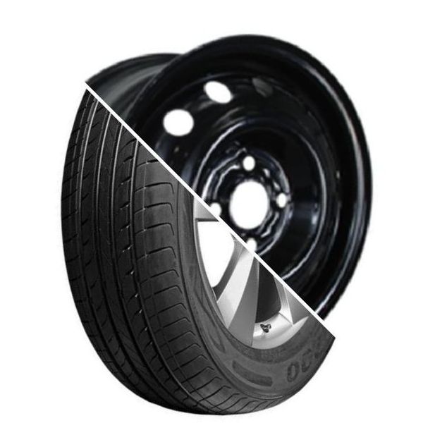 Шина с диском в сборе Bars UZ200 185/65 R15 88H + Trebl X40915 P Black 4*100 6xR15 ET40 DIA60.1 (без упаковки)