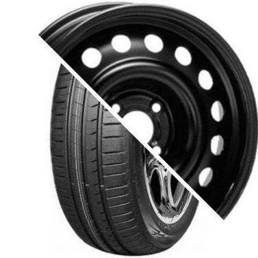 Шина с диском в сборе Rotalla SETULA E-RACE RH02 185/65 R15 88H + Magnetto 15002 AM Black 4*100 6xR15 ET40 DIA60.1