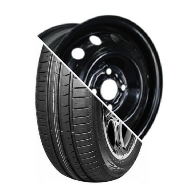 Шина с диском в сборе Rotalla SETULA E-RACE RH02 185/65 R15 88H + Trebl 64A50C Black 4*100 6xR15 ET50 DIA60.1