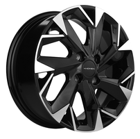Khomen KHW1508 Black-FP 4*98 6xR15 ET35 DIA58.6