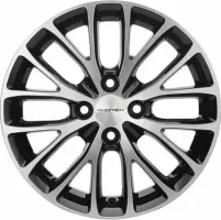 Khomen KHW1506 Black-FP 4*100 6xR15 ET40 DIA60.1