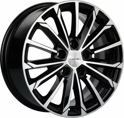 Khomen KHW1611 Black-FP 5*108 6.5xR16 ET43 DIA65.1