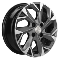 Khomen KHW1402 Gray-FP 4*100 5.5xR14 ET43 DIA60.1