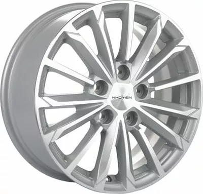 Khomen KHW1611 Silver-FP 5*112 6.5xR16 ET46 DIA57.1