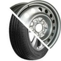 Шина с диском в сборе Bars UZ220 185/65 R15 88H + Trebl X40915 P Silver 4*100 6xR15 ET40 DIA60.1 (без упаковки)