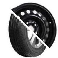 Шина с диском в сборе Bars UZ220 185/65 R15 88H + Magnetto 15009 AM Black 4*100 6xR15 ET50 DIA60.1 Lada Vesta