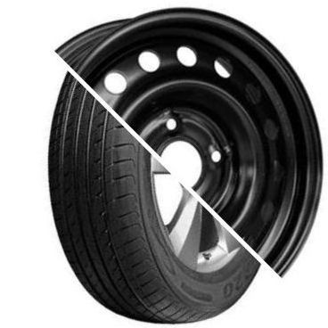 Шина с диском в сборе Bars UZ220 185/65 R15 88H + ТЗСК Логан II Черный 4*100 6xR15 ET40 DIA60.1