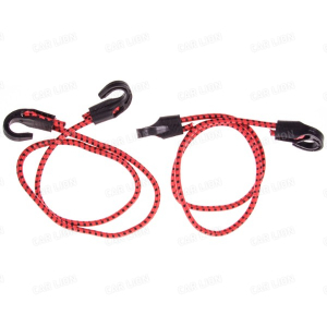 Резинка для крепления багажа 100см. 4шт.пластмассовый  крюк SkyWay (S06001006)