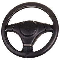 Оплетка на руль Skyway Flex 1(M) 37-39см. черная экокожа(S01109002)