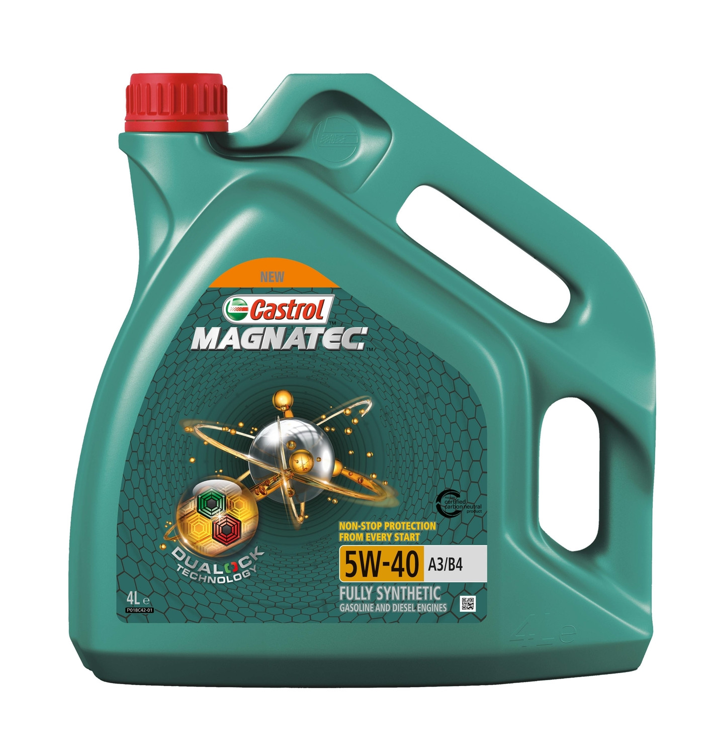 Масло моторное Castrol Magnatec 5W40 15EA91 DUALOCK A3/B4 4л