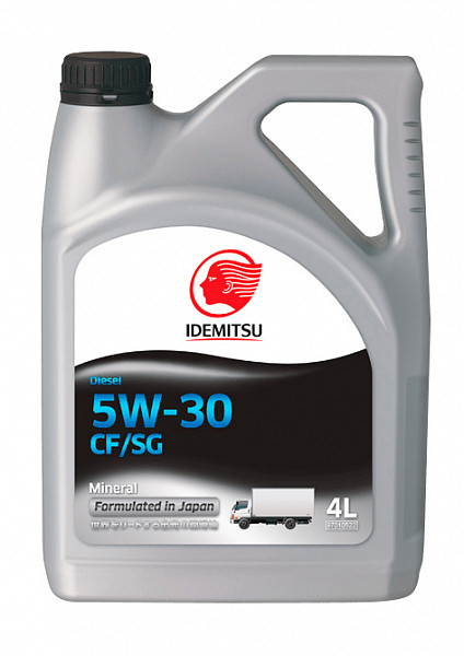 Масло моторное Idemitsu 5W30 30075040-746 DIESEL CF/SG MINERAL 4л