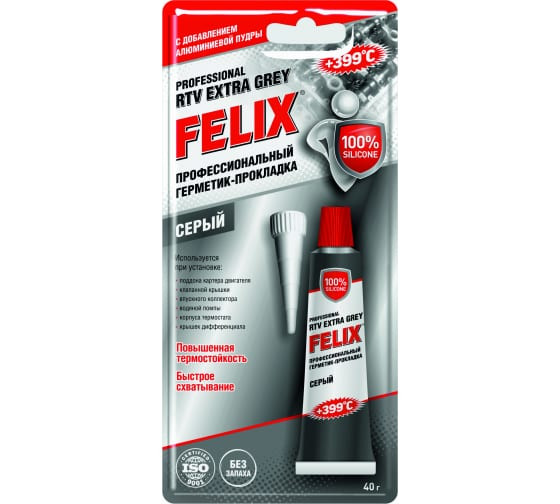 FELIX Герметик-прокладка (серый) 40г (411040109)