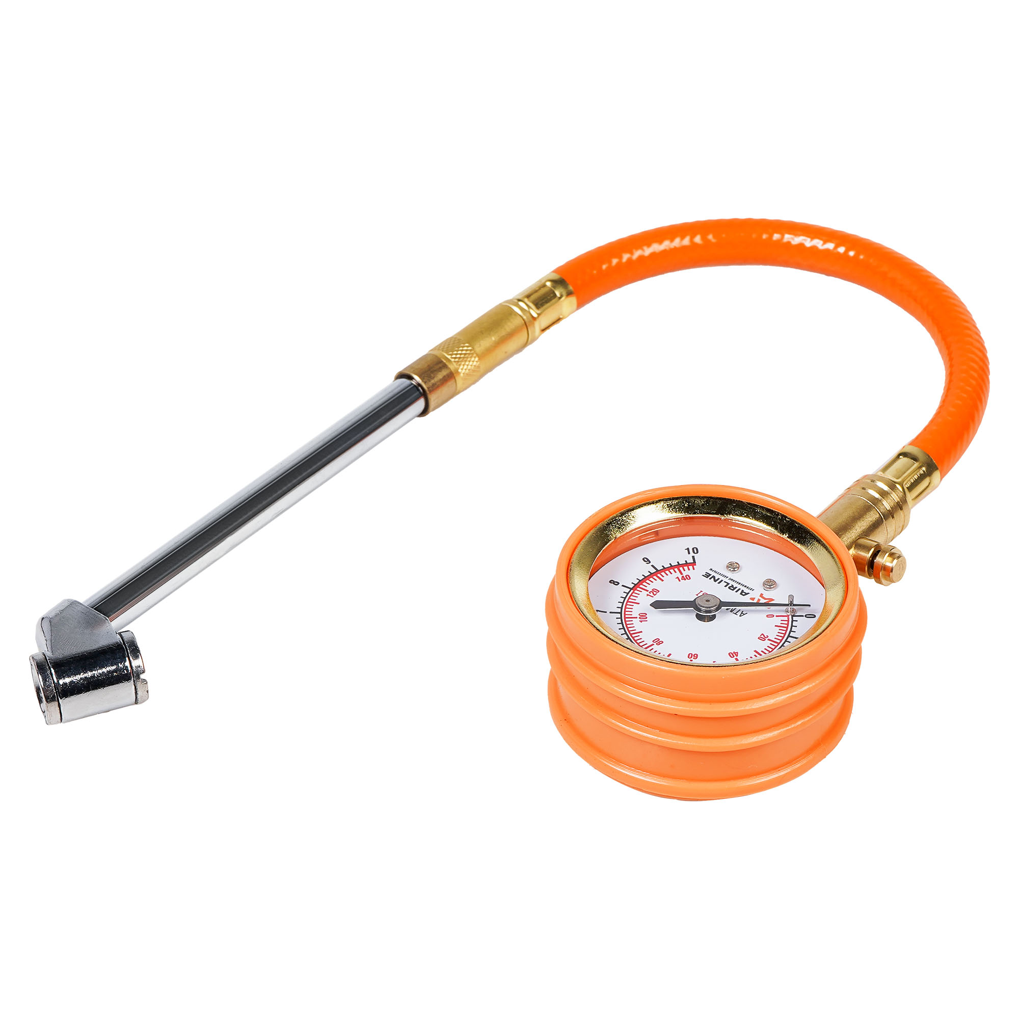 Манометр шин 10атм профессиональный Airline (APR-M-03) купить в KOLOBOX