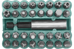 Набор бит 33 предм HEX, TORX, FORK, Try-Wing, Torq-Set Jonnesway (S29H2133S)