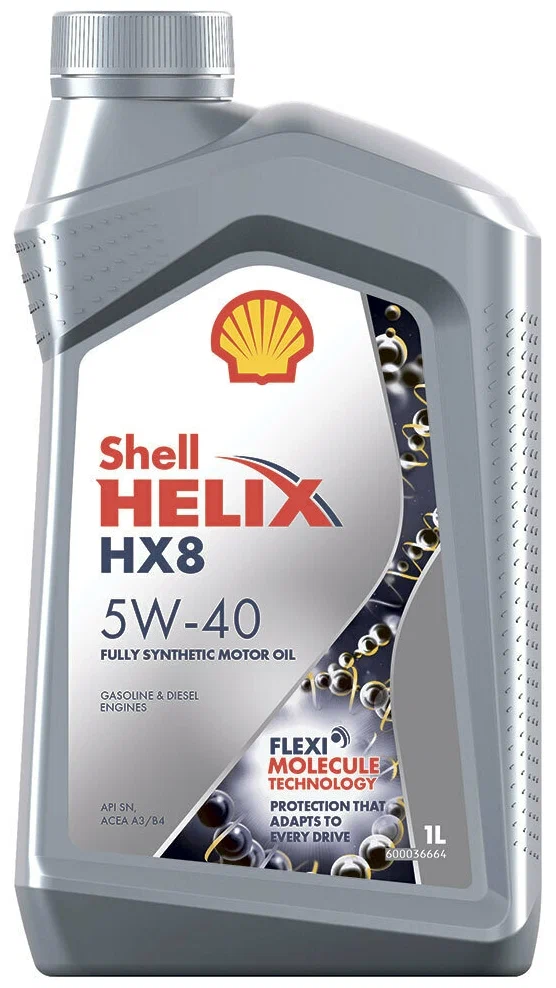 Масло моторное Shell 5W40 550046368 HX8 Synthetic 1л