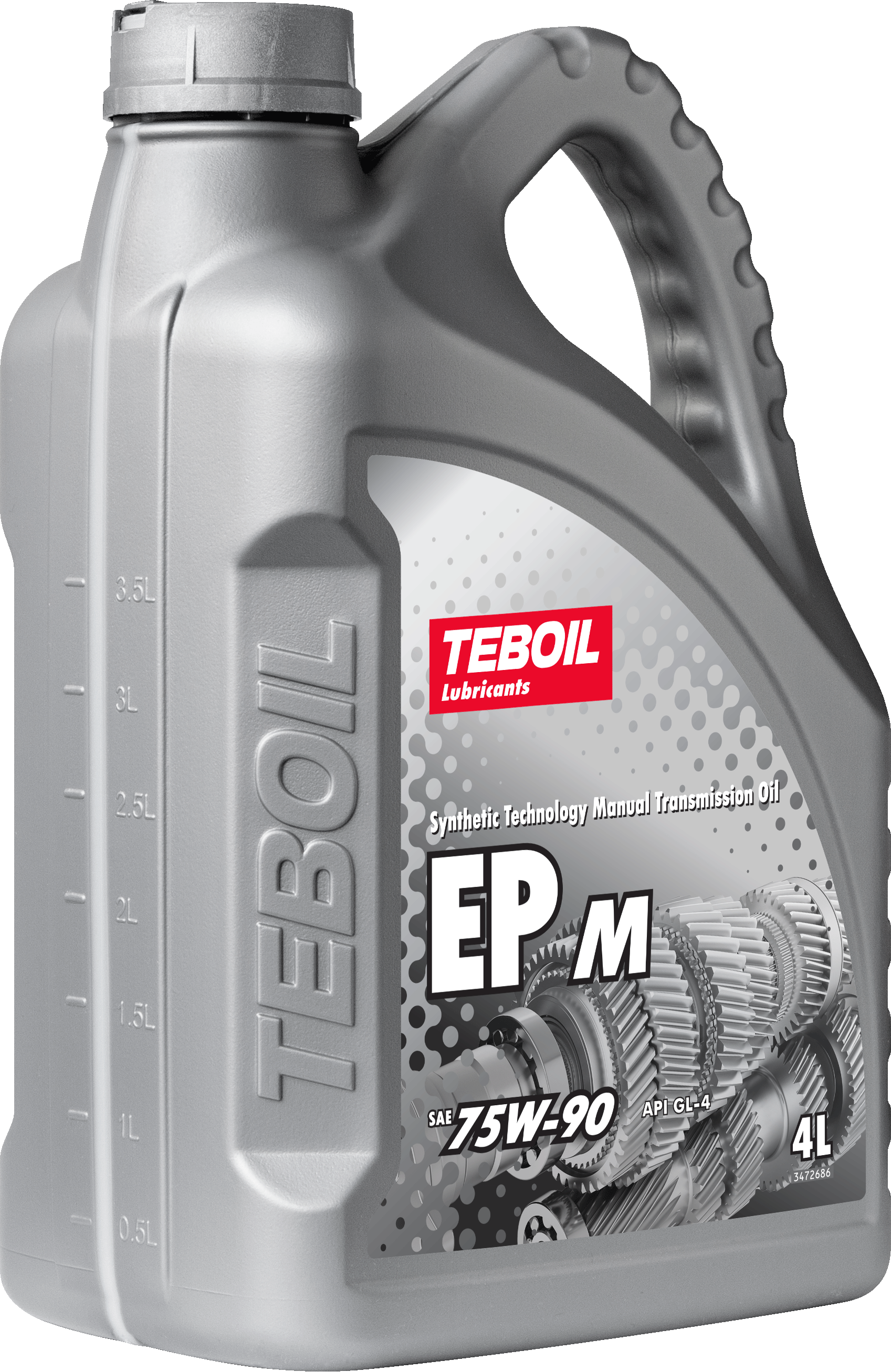 Масло трансмиссионное TEBOIL 75W90 3478346 минер EP M GL-4 4л